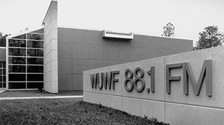 wuwf radio station building in 1981