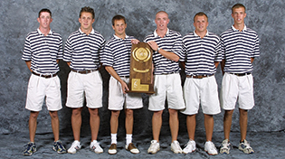 golf team holding NCAA division 2 championship