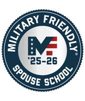 Military Friendly Spouse School 25-26 badge.