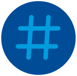 Web Icon - Hashtag