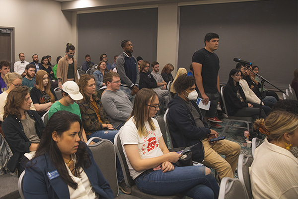 Students attending OCCA event