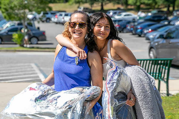Parent and Student at Family Welcome