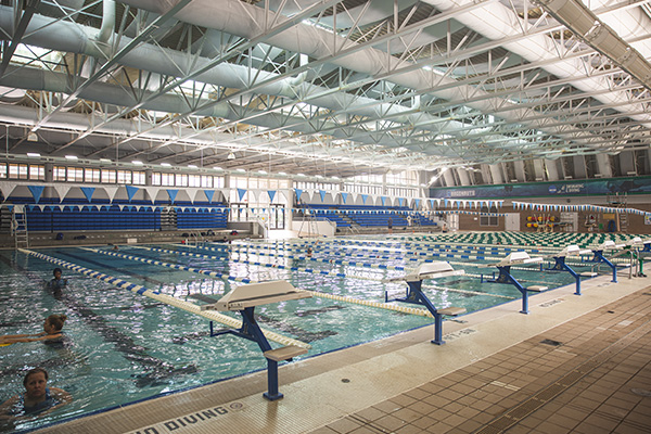 The UWF Aquatic Center Pool