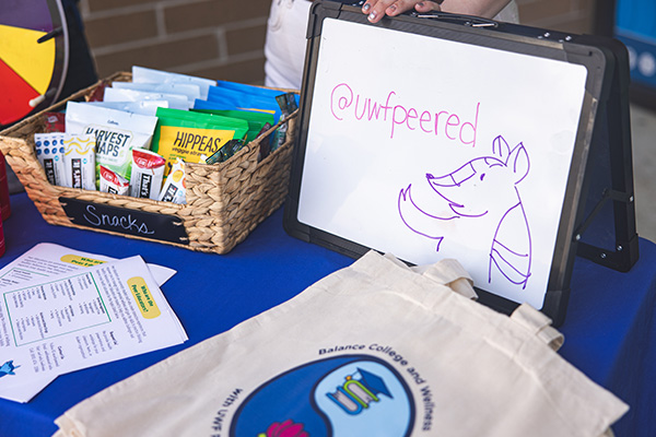 UWF Peer Educators Table