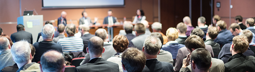 Panel discussion at a conference