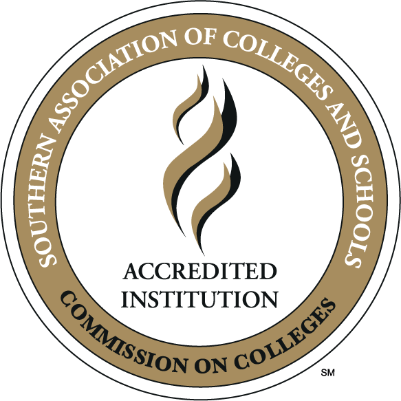 southern association of colleges and schools commission on colleges accredited institution stamp